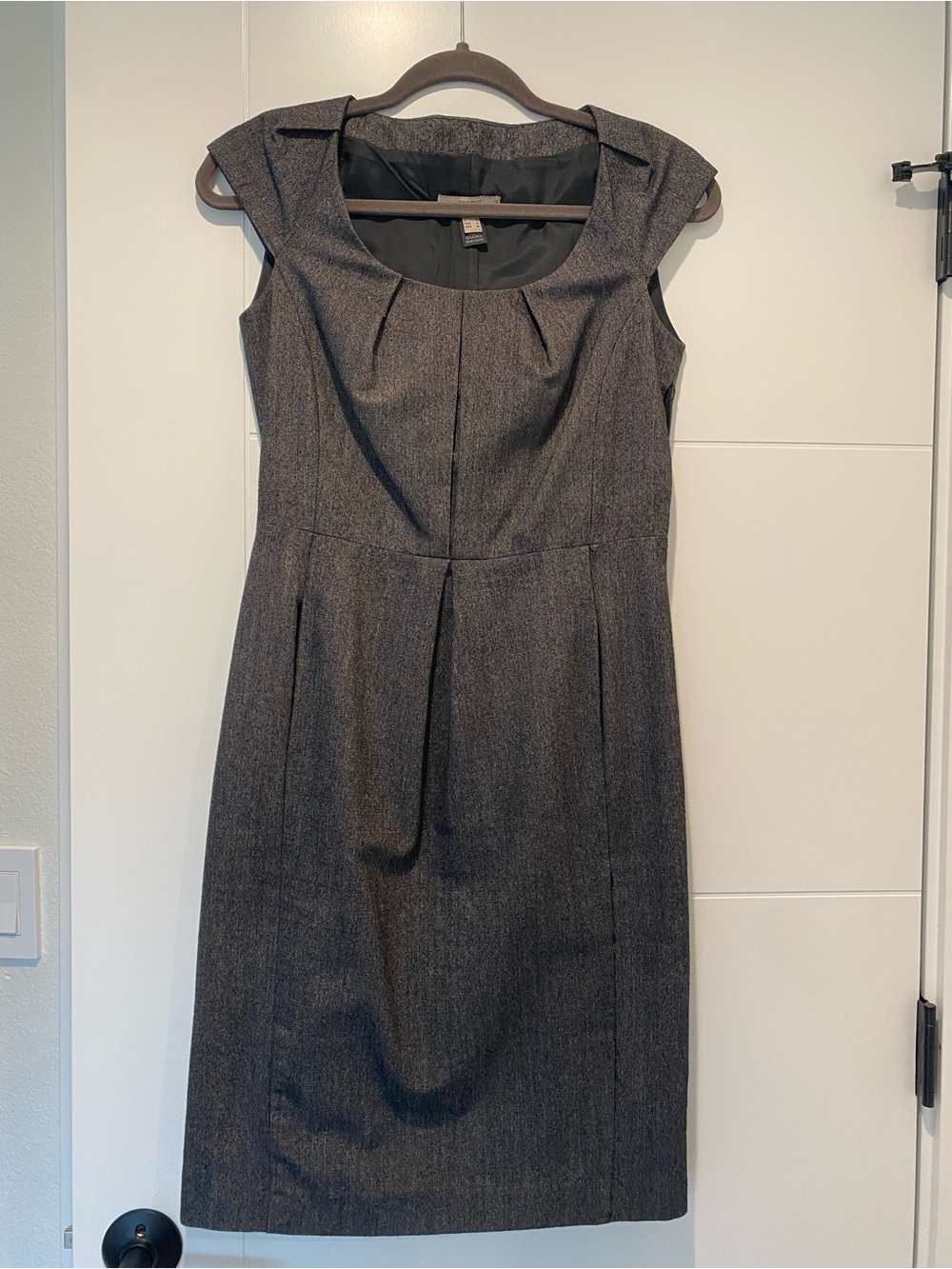 Mango Charcoal Sheath Dress